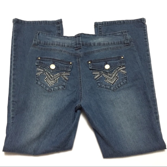 Roz & Ali Blue Jeans Women’s 8 - Picture 2 of 8